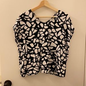 Fighting Eel Ava Sky Lilah Top Pebble Print XXS